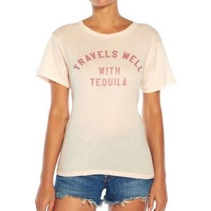 NEW Wildfox Travels Well with Tequila Tee shirt